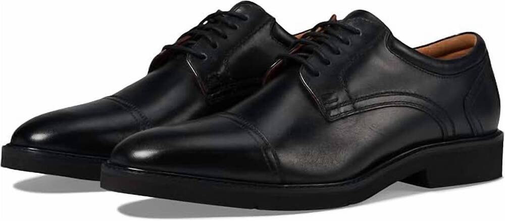 NEW ROCKPORT men's findlay oxford shoes in black